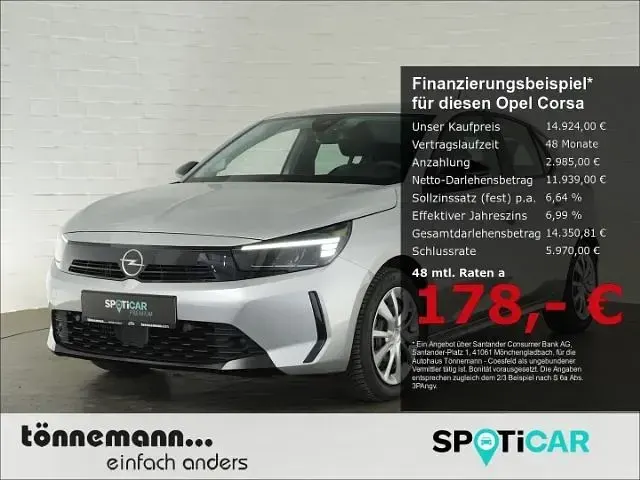 Gebraucht Opel Corsa Edition 101 PS (74 kW) 2025 Kristall silber Kleinwagen
