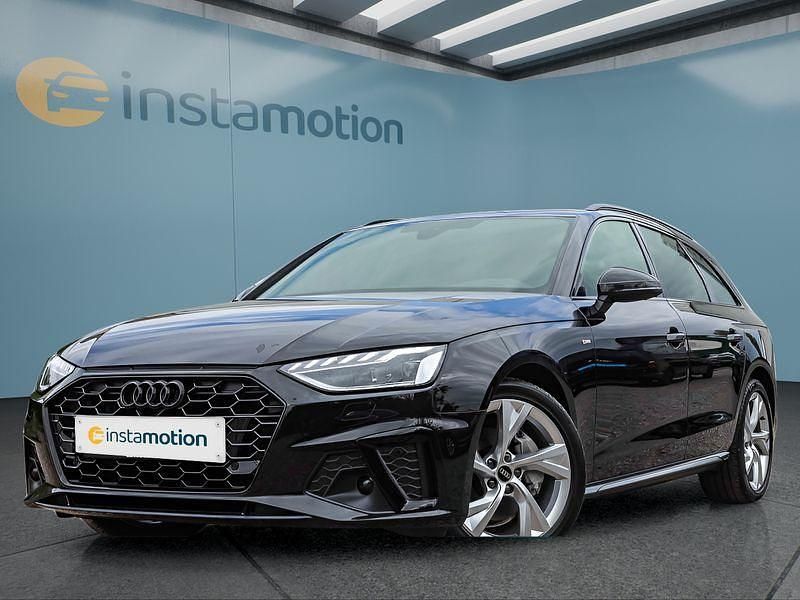 Schwarz Gebraucht 2022 Audi A4 S-Line Kombi | 35.049 € (Teuer) - Bild 1/4