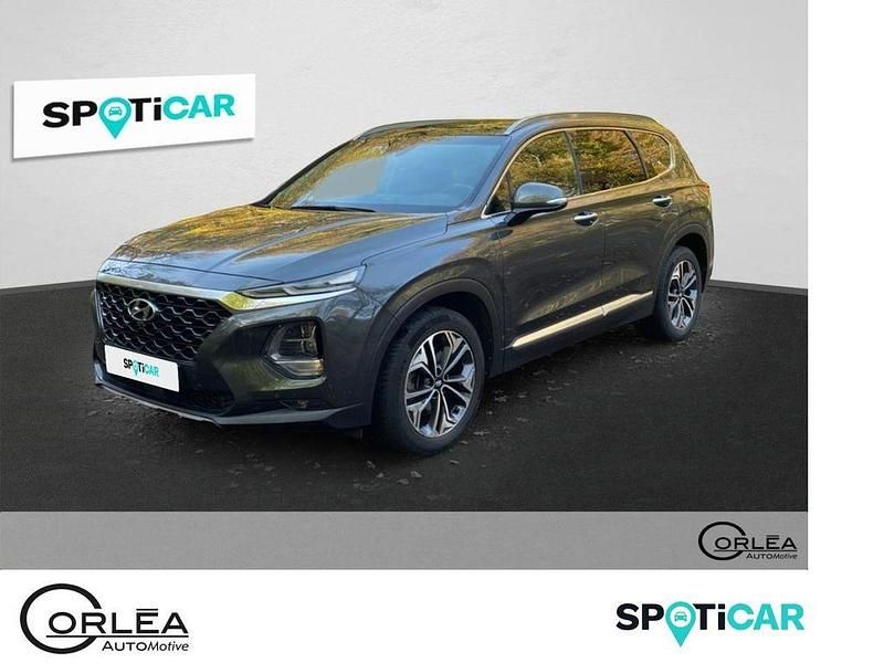 Rain forest / met (metallic) Gebraucht 2019 Hyundai Santa Fe Premium SUV | 28.990 € (Etwas zu teuer) - Bild 1/4