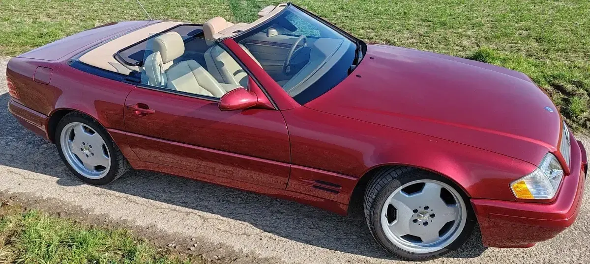 Gebraucht Mercedes SL500 306 PS (225 kW) 1999 Rot Cabrio
