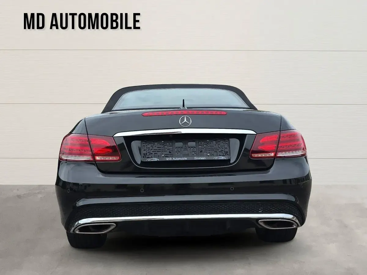Gebraucht Mercedes E320 AMG line 272 PS (200 kW) 2016 Obsidianschwarz Cabrio