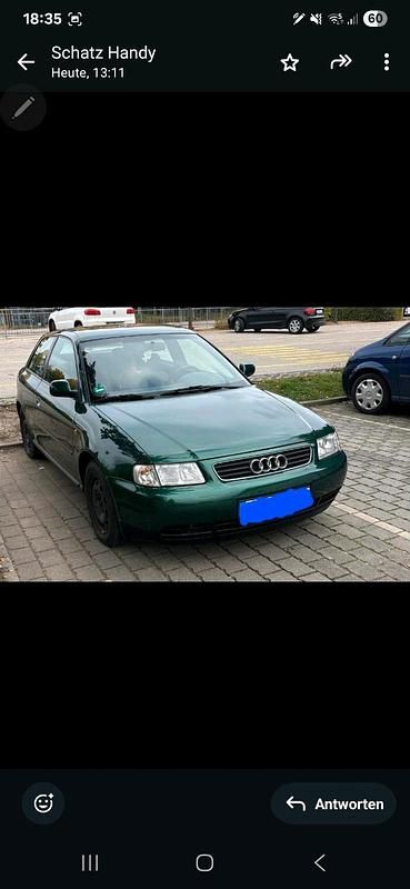 Grün Gebraucht 2000 Audi A3 Kleinwagen | 1.290 € (Fairer Preis) - Bild 1/4