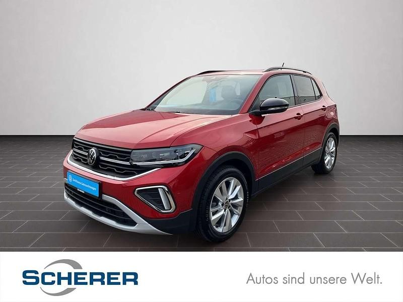 Kings red metallic (metallic) Gebraucht 2024 VW T-Cross Goal SUV | 28.600 € (Guter Preis) - Bild 1/3