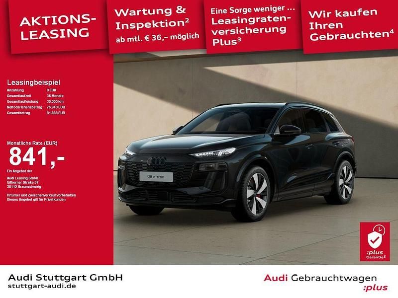 Mythosschwarz metallic Gebraucht 2024 Audi Q6 e-tron Ambiente SUV | 76.940 € (Teuer) - Bild 1/2