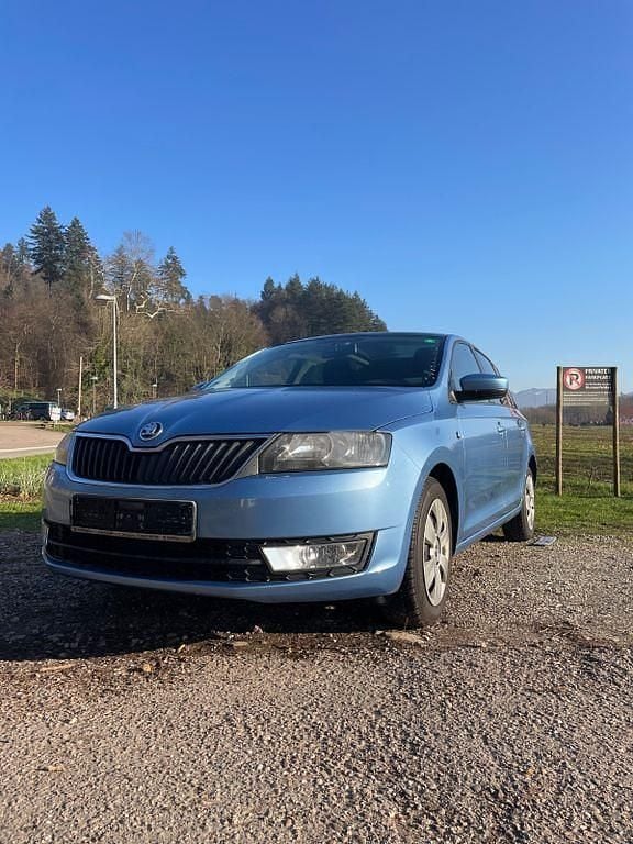 Gebraucht Skoda Rapid Ambition 105 PS (77 kW) 2013 Blau Limousine