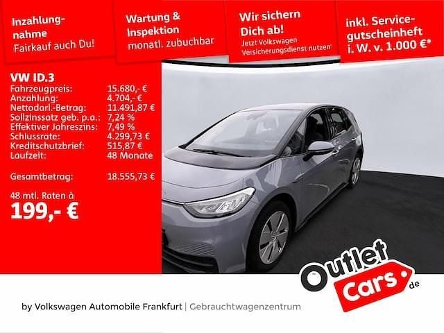 Gebraucht VW ID.3 Pure 110 kW (150 PS) 2021 Grau Kleinwagen