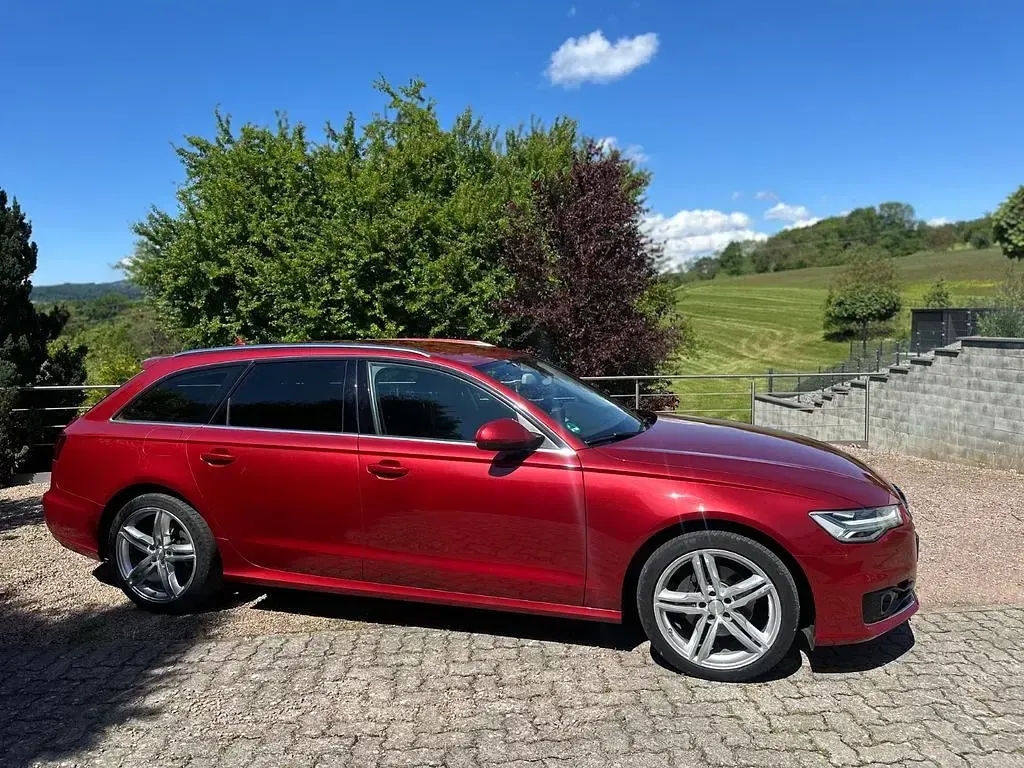 Używany Audi A6 190 KM (139 kW) 2016 Czerwony Kombi