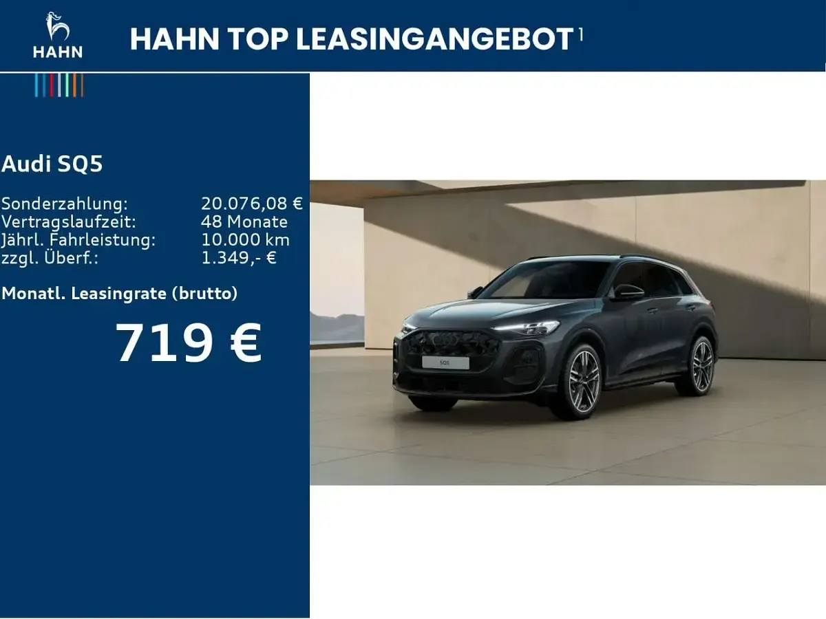 Neu Audi SQ5 Ambiente 367 PS (269 kW) 2026 Tamboragrau metallic SUV
