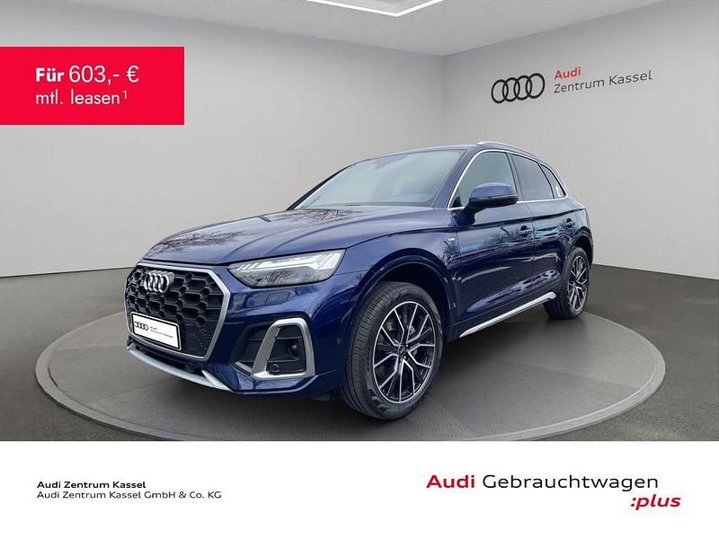 Gebraucht Audi Q5 S-Line 204 PS (150 kW) 2024 Navarrablau metallic SUV