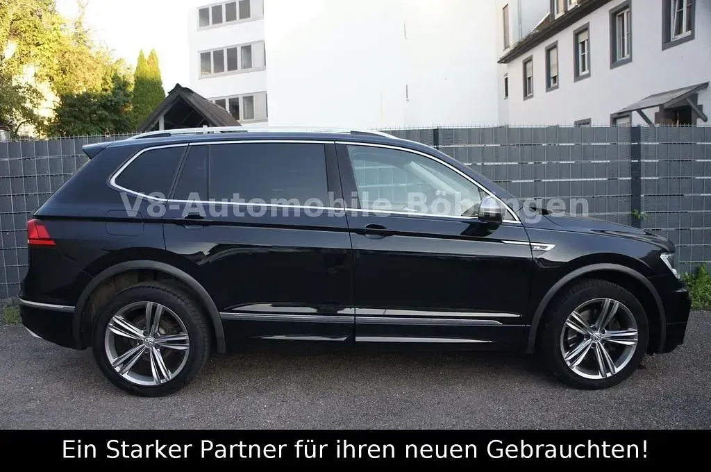 Gebraucht VW Tiguan Allspace R-line 190 PS (139 kW) 2018 Schwarz SUV