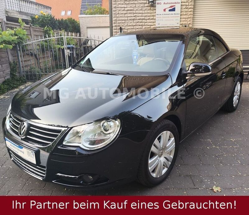 Schwarz Gebraucht 2006 VW Eos Cabrio | 8.999 € (Teuer) - Bild 1/4
