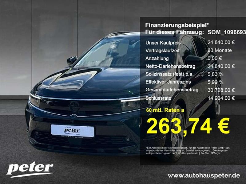Lackierung schwarz perla nera/ Gebraucht 2024 Opel Grandland X GS Line SUV | 24.840 € (Guter Preis) - Bild 1/4