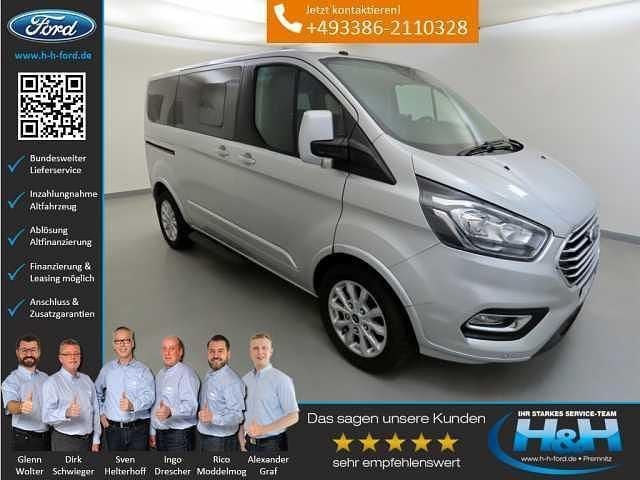 Silber Gebraucht 2020 Ford Tourneo Custom Titanium Van / Kleinbus | 33.640 € (Guter Preis) - Bild 1/3