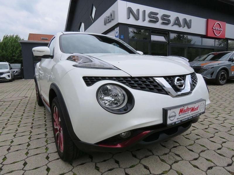 Super white Gebraucht 2016 Nissan Juke Tekna SUV | 14.890 € (Teuer) - Bild 1/4