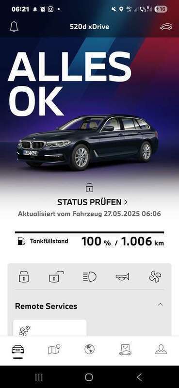Blau Gebraucht 2019 BMW 520 Kombi | 28.500 € (Etwas zu teuer) - Bild 1/4