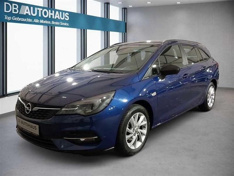 Blau Gebraucht 2022 Opel Astra Edition Kombi | 15.570 € (Superpreis) - Bild 1/4
