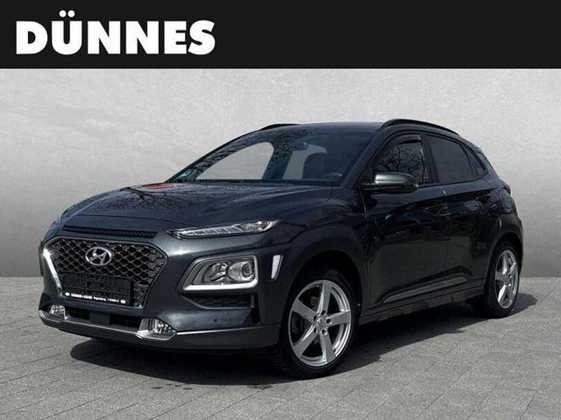 Dark knight metallic Gebraucht 2018 Hyundai Kona Style SUV | 15.990 € (Fairer Preis) - Bild 1/4