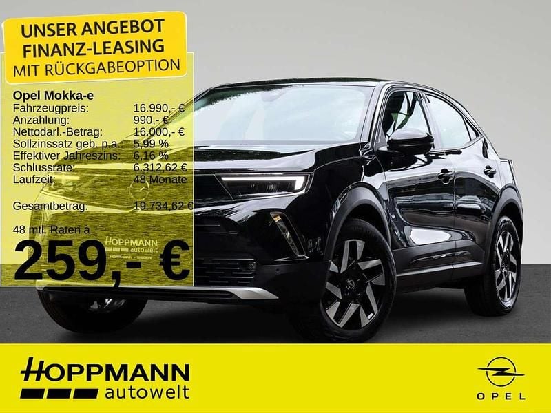 Gebraucht Opel Mokka-e Elegance 100 kW (136 PS) 2022 Diamant schwarz (metallic) SUV