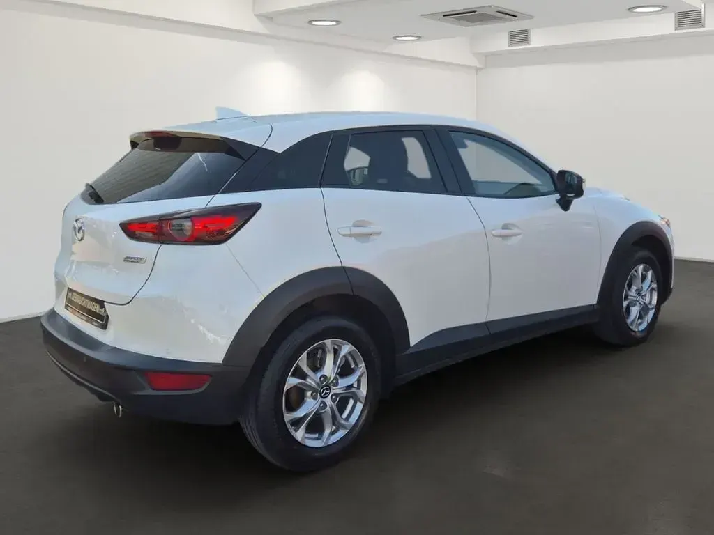 Gebraucht Mazda CX-3 Exclusive-Line 121 PS (88 kW) 2018 Snowflake white pearl SUV
