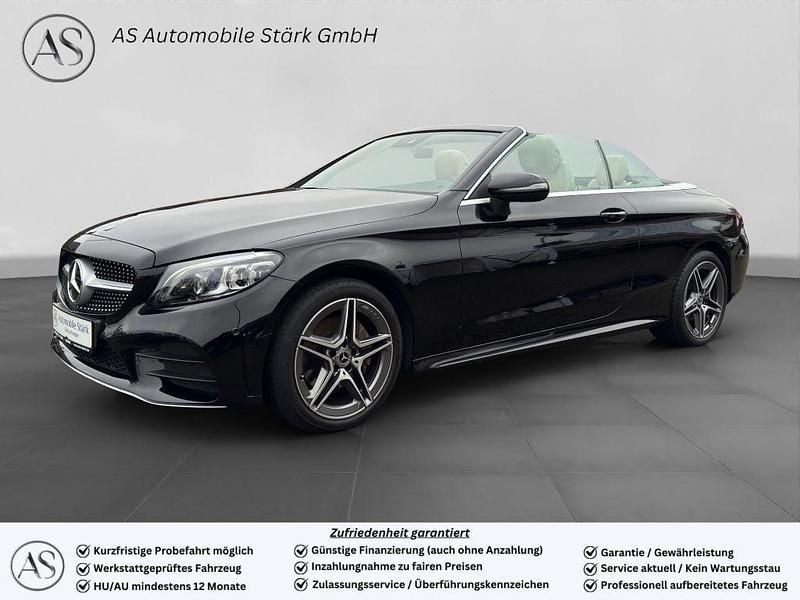 Gebraucht Mercedes C180 AMG 156 PS (114 kW) 2019 Schwarz Cabrio