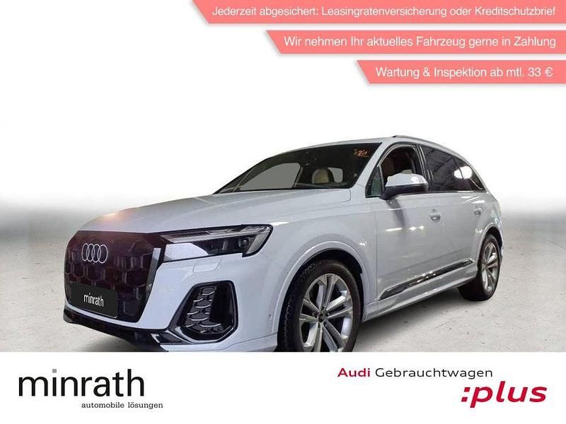 Gletscherweiß metallic Gebraucht 2025 Audi Q7 S-Line SUV | 67.240 € (Superpreis) - Bild 1/4