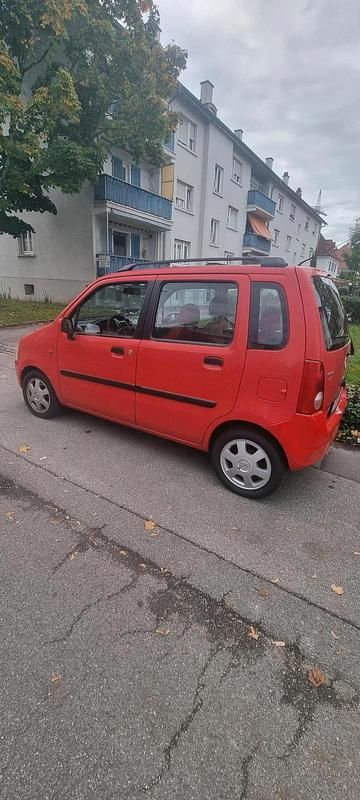 Rot Gebraucht 2002 Opel Agila Kleinwagen | 550 € (Superpreis) - Bild 1/4