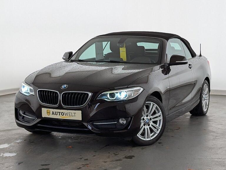 Braun Gebraucht 2016 BMW 220 Sport Line Cabrio | 19.760 € (Fairer Preis) - Bild 1/4