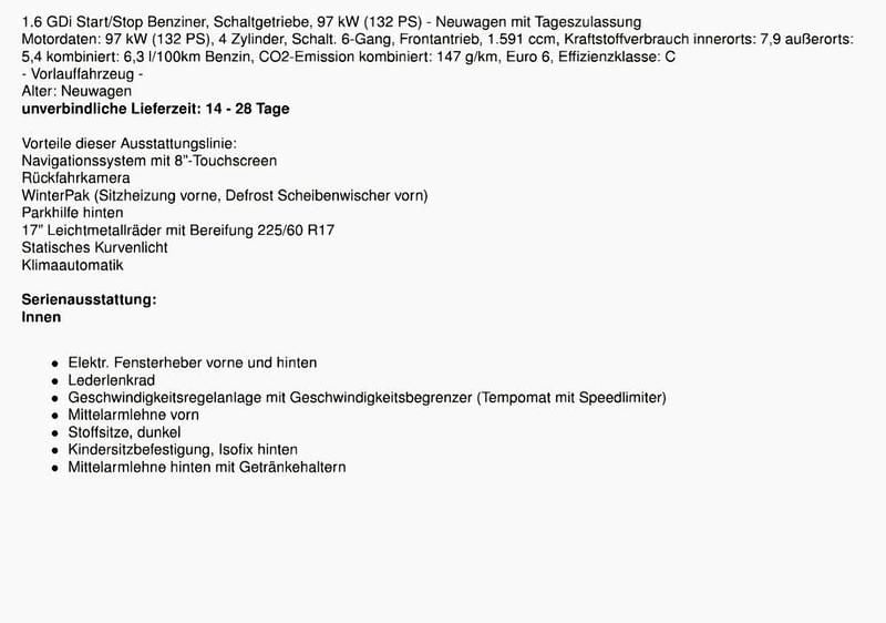 Gebraucht Hyundai Tucson Pure 132 PS (97 kW) 2018 Weiß SUV