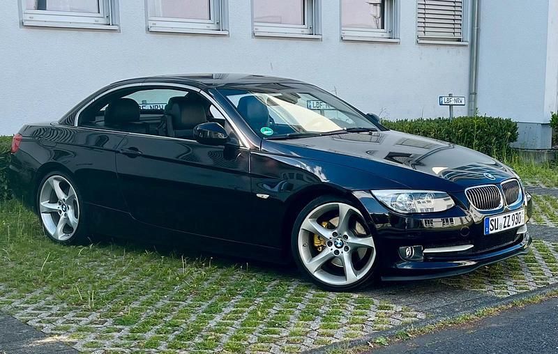 Schwarz Gebraucht 2010 BMW 325 Cabriolet M Sport Cabrio | 12.999 € (Superpreis) - Bild 1/4