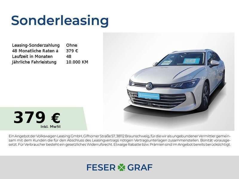 Oryxweiß perlmutteffekt Gebraucht 2024 VW Passat Business Kombi | 32.840 € (Superpreis) - Bild 1/2