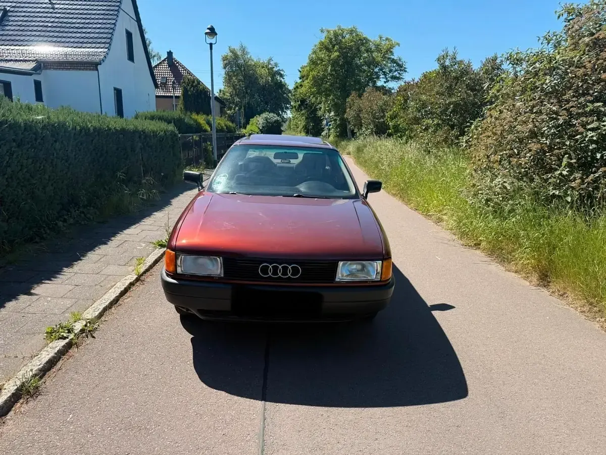 Gebraucht Audi 80 Basis 1990 Rot Limousine
