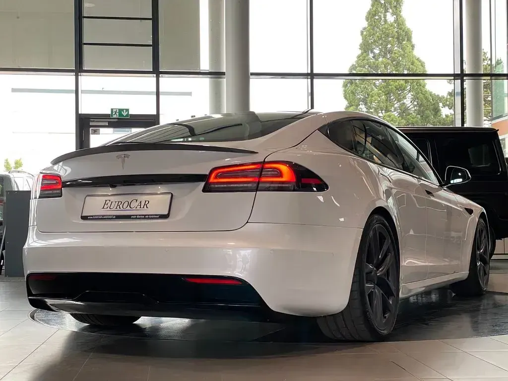 Occasion Tesla Model S Plaid 759 kW (1033 ch) 2022 Blanc Citadine