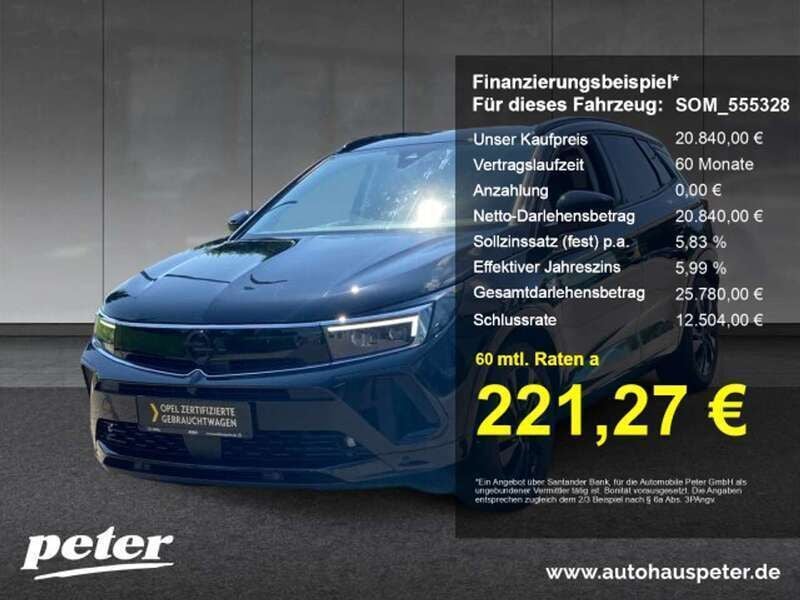 Schwarz Gebraucht 2023 Opel Grandland X GS Line SUV | 20.840 € (Superpreis) - Bild 1/4