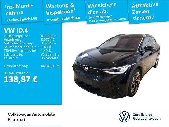 Grenadillschwarz metallic Gebraucht 2025 VW ID.4 GTX SUV | 43.380 € (Fairer Preis) - Bild 1/4