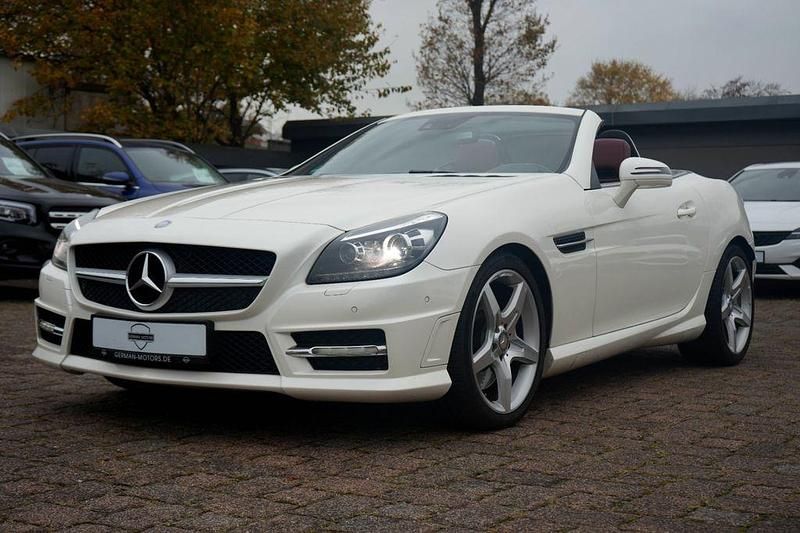 Gebraucht Mercedes SLK250 AMG line 204 PS (150 kW) 2012 Weiß Cabrio