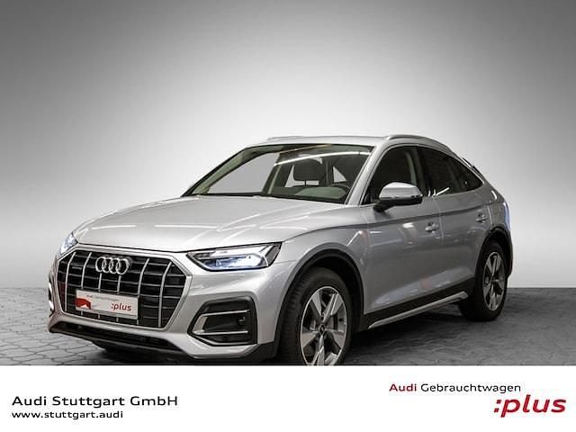 Silber Gebraucht 2021 Audi Q5 Sportback Advanced SUV | 39.840 € (Etwas zu teuer) - Bild 1/4