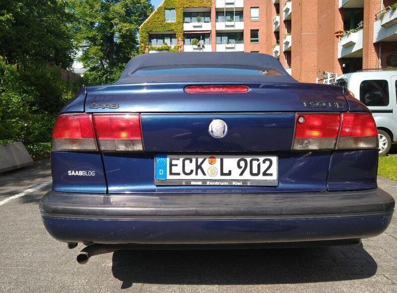Gebraucht Saab 900 Cabriolet 150 PS (110 kW) 1996 Blau Cabrio