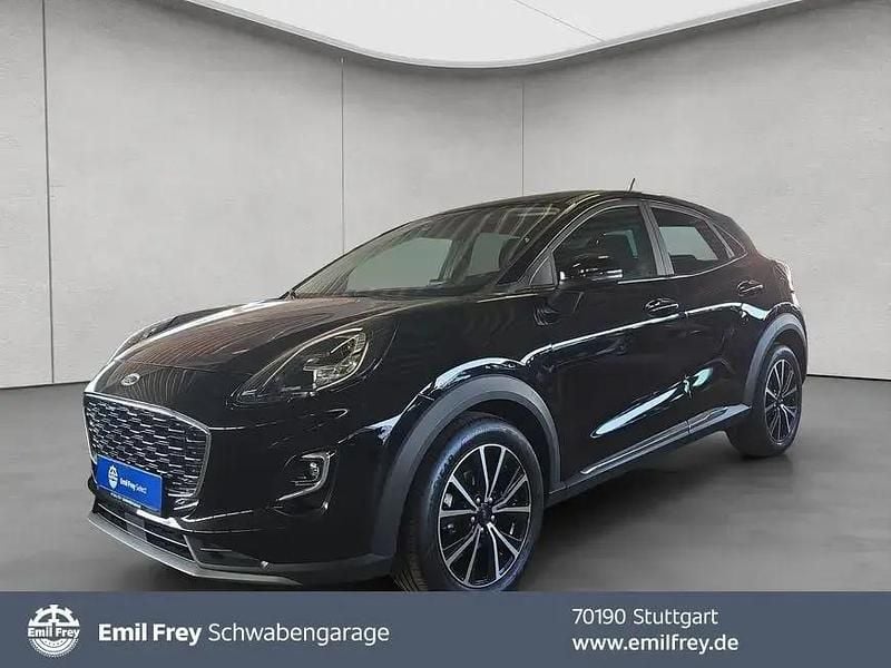 Obsidianschwarz metallic Gebraucht 2022 Ford Puma Titanium SUV | 17.470 € (Guter Preis) - Bild 1/4
