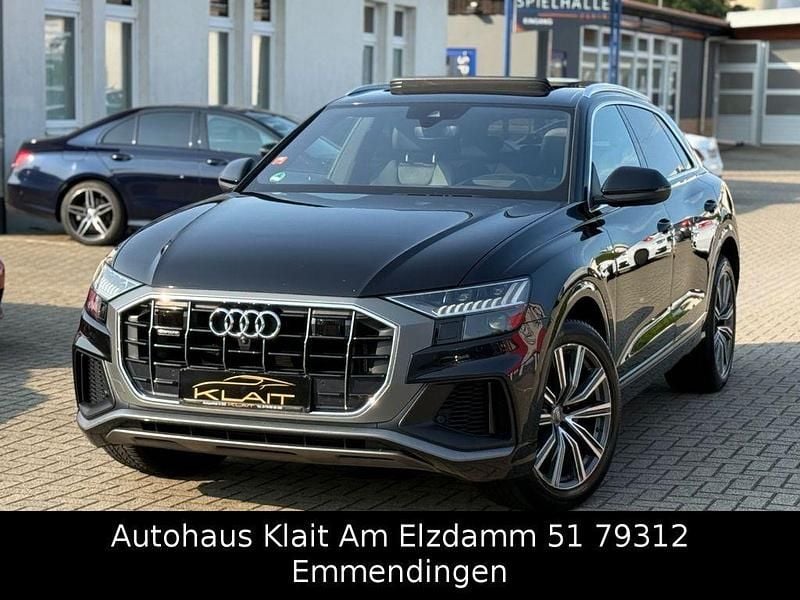 Orcaschwarz metallic Gebraucht 2019 Audi Q8 S-Line SUV | 44.900 € (Superpreis) - Bild 1/4