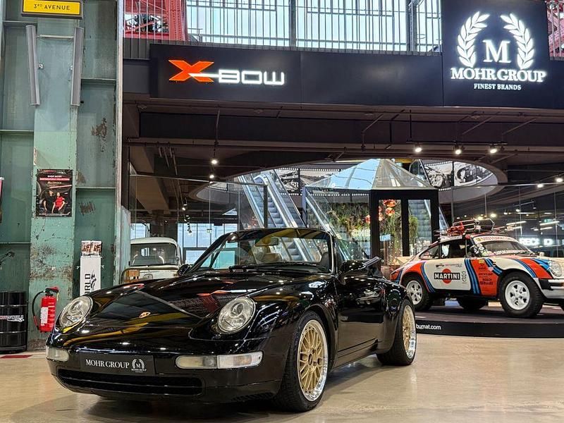 Schwarz Gebraucht 1995 Porsche 911 Carrera Cabriolet Cabrio | 66.500 € - Bild 1/4