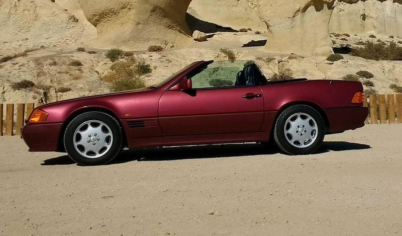 Rot Gebraucht 1992 Mercedes SL500 Cabrio | 17.750 € - Bild 1/4