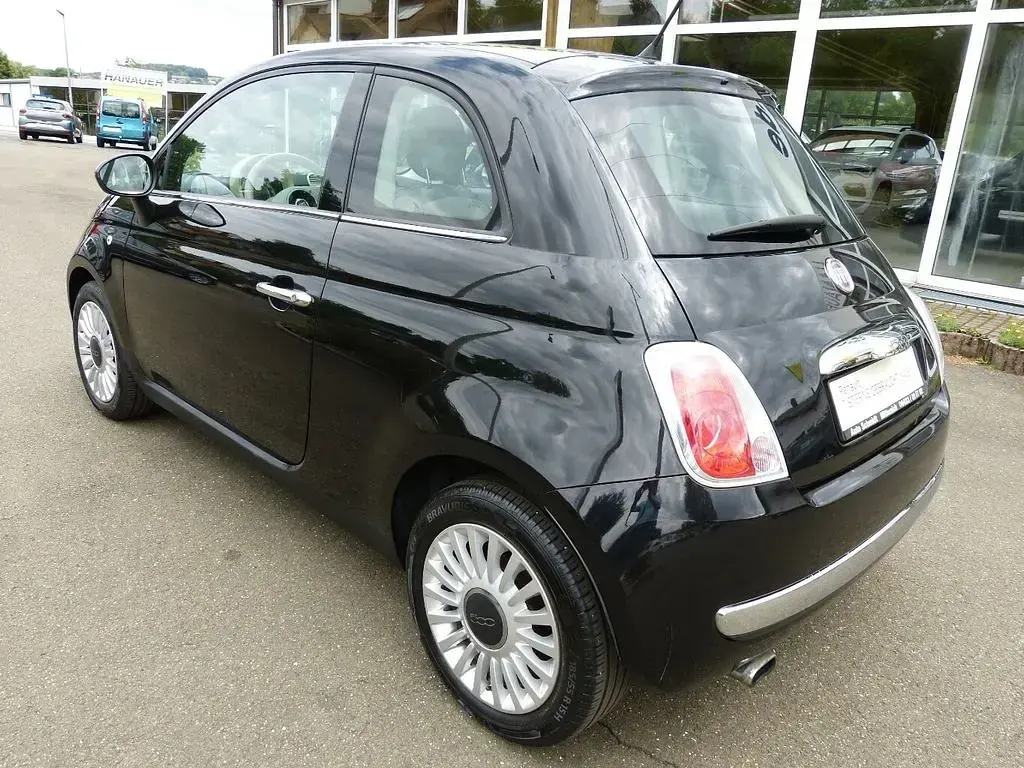 Gebraucht Fiat 500 Lounge 69 PS (50 kW) 2012 Schwarz Limousine