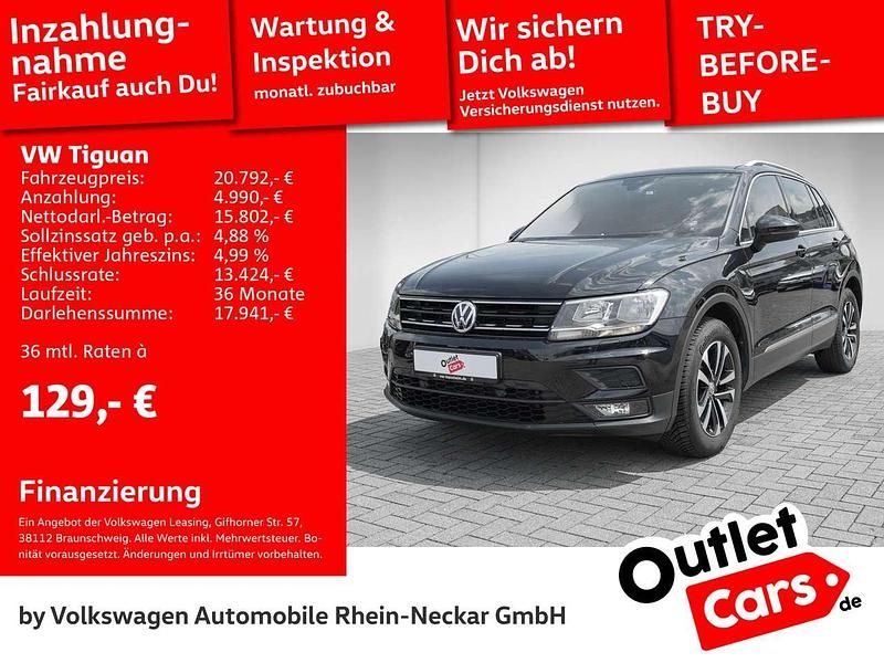 Deep black perleffekt Gebraucht 2020 VW Tiguan Comfortline SUV | 20.792 € (Guter Preis) - Bild 1/2