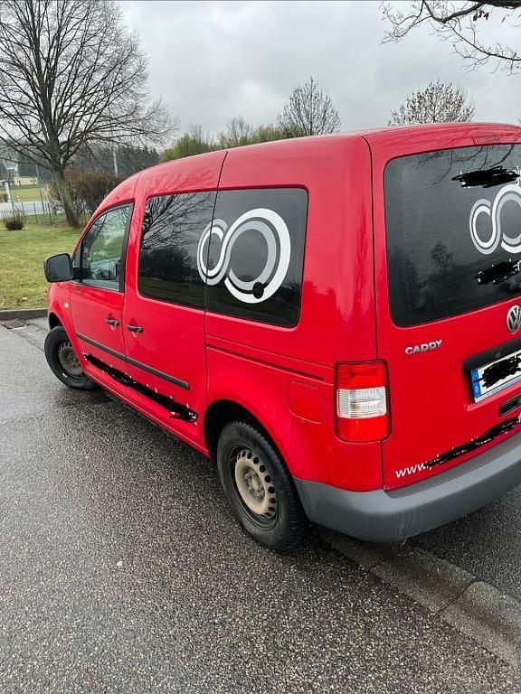 Gebraucht VW Caddy Life 80 PS (58 kW) 2009 Rot Van / Kleinbus
