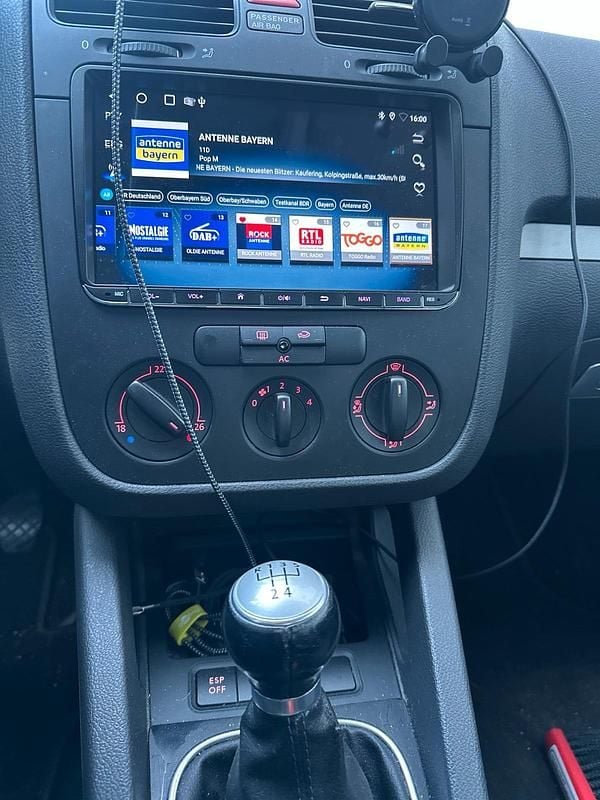 Gebraucht VW Golf VI 102 PS (75 kW) 2008 Silber Kleinwagen