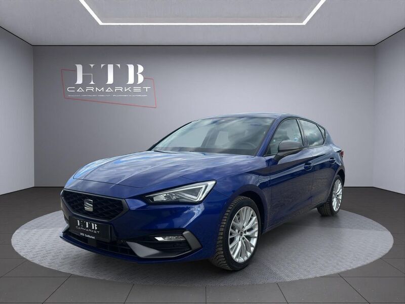 Blau Gebraucht 2021 Seat Leon FR Limousine | 15.990 € (Fairer Preis) - Bild 1/4