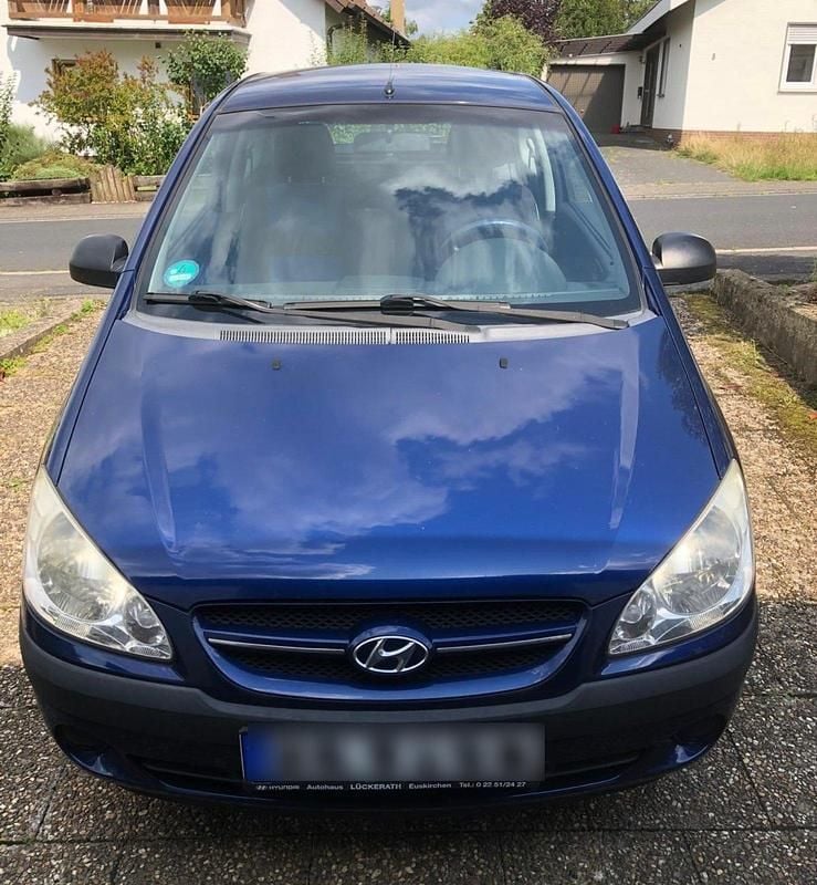 Blau Gebraucht 2007 Hyundai Getz Kleinwagen | 625 € (Superpreis) - Bild 1/4