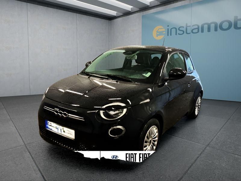Schwarz Gebraucht 2021 Fiat 500e Action Kleinwagen | 14.149 € (Etwas zu teuer) - Bild 1/4