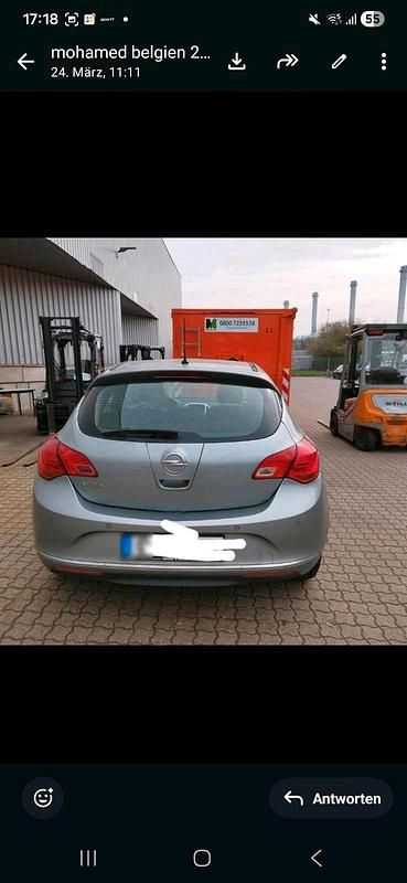 Gebraucht Opel Astra 120 PS (88 kW) 2014 Grau Limousine