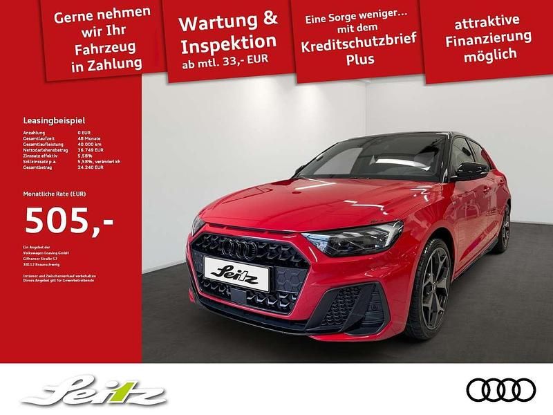 Rot Neu 2025 Audi A1 Sportback S-Line Kleinwagen | 36.749 € (Etwas zu teuer) - Bild 1/3